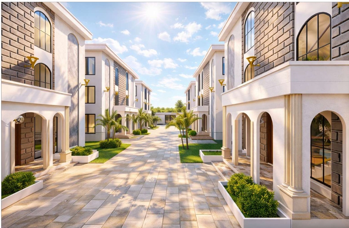 KAPI Mahando Villas — courtyard promenade
